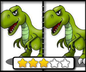 Dinosaur Spot the Difference Game