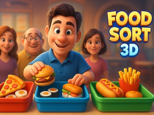 Food Sort 3D Game Image Food Sort 3D Game