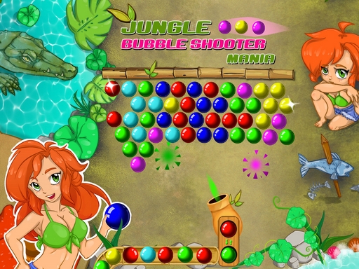 Jungle Bubble Shooter Mania Game Image Jungle Bubble Shooter Mania Game