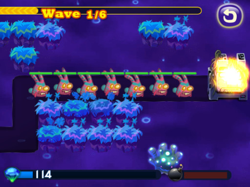 Lost Planet Tower Defense Game