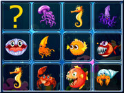 Sea Creatures Cards Match Game Online