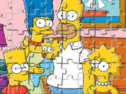 Simpsons Jigsaw Game Online